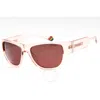 Polaroid Polarized Violet Square Unisex Sunglasses Pld 6197/s 035j/kl 55