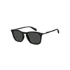 Polaroid Black Plastic Sunglasses In Black