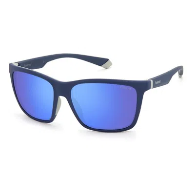 Polaroid Blue Rubber Sunglasses