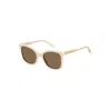 Polaroid Polarized Bronze Sport Ladies Sunglasses Pld 4151/s/x 0szj/sp 53 In Brown