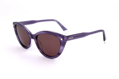 Polaroid Purple Cat Eye Ladies Sunglasses Pld 4175/s/x 0hkz/kl 54 In ["purple"]