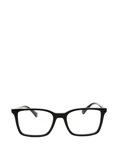 Polaroid Rectangle-frame Glasses In Black