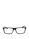 Polaroid Rectangle-frame Glasses In Black