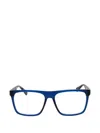 Polaroid Rectangle-frame Glasses In Blue