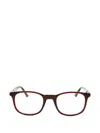 Polaroid Rectangle-frame Glasses In Red