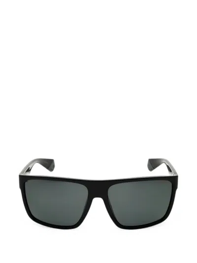 Polaroid Rectangle-frame Sunglasses In Black