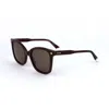 Polaroid Red Acetate Sunglasses
