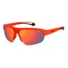 Polaroid Red Resin Sunglasses