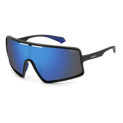 Polaroid Resin Men's Sunglasses In Blue