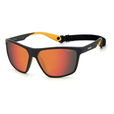 Polaroid Resin Men's Sunglasses In Black