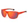Polaroid Resin Sunglasses In Red