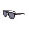 Polaroid Black Resin Sunglasses In Black