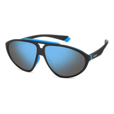 Polaroid Rubber Sunglasses In Black