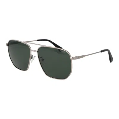 Polaroid Silver Metal Sunglasses In Multi