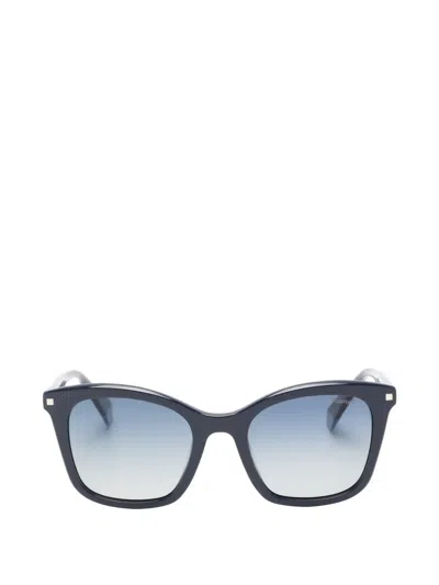 Polaroid Square-frame Sunglasses In Blue