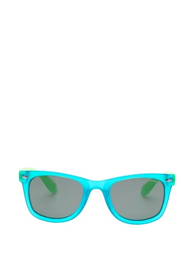Polaroid Square-frame Sunglasses In Blue
