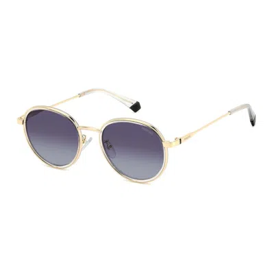 Polaroid Stainless Steel Sunglasses In Blue