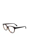 Polaroid 톨토이즈셸 이펙트 라운드 프레임 안경 In Brown
