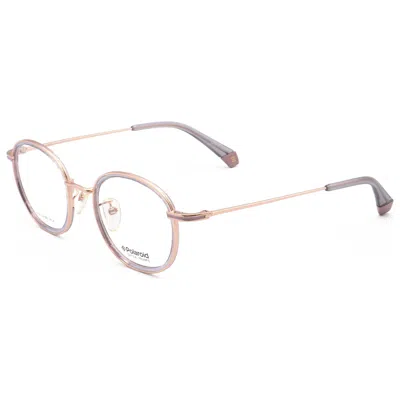 Polaroid Unisex 48mm Lilac Gold Copper Opticals In Pink