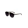 Polaroid Unisex 56mm Green Sunglasses In Green