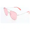 Polaroid Unisex 56mm Pink Sunglasses In Pink