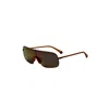 Polaroid Unisex 99mm Orange Sunglasses In Orange