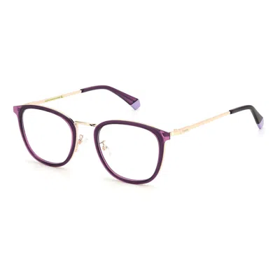 Polaroid Unisex' Spectacle Frame  Pld-d439-g-bsu  52 Mm Gbby2 In Purple