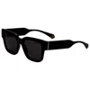 Polaroid Unisex Sunglasses In Black
