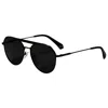 Polaroid Unisex 57mm Grey Sunglasses In Black