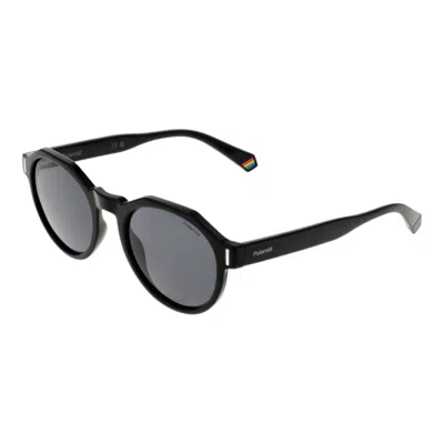 Polaroid Unisex Sunglasses In Black