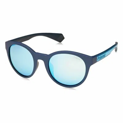 Polaroid Unisex Sunglasses  Pld 6063/g/s  52 Mm Gbby2 In Blue