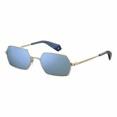 Polaroid Unisex Sunglasses  Pld 6068/s  56 Mm Gbby2 In Blue