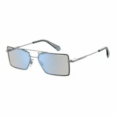 Polaroid Unisex Sunglasses  Pld 6093_s 56kb7_5x Gbby2 In Metallic