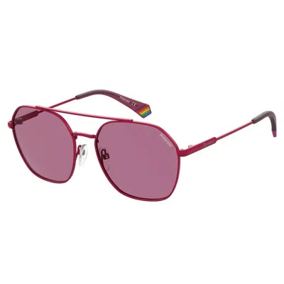 Polaroid Unisex Sunglasses  Pld-6172-s-qho Gbby2 In Pink
