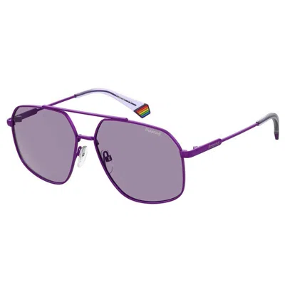 Polaroid Unisex Sunglasses  Pld-6173-s-b3v Gbby2 In Pink