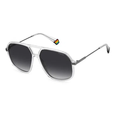 Polaroid Unisex Sunglasses  Pld-6182-s-900-wj  59 Mm Gbby2 In White