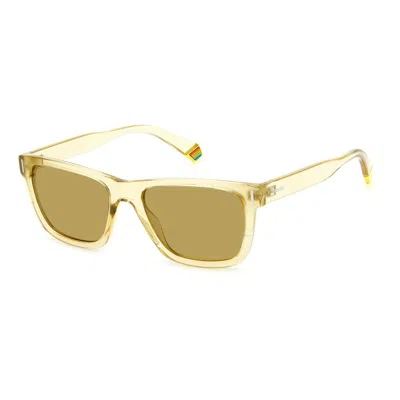 Polaroid Unisex Sunglasses  Pld-6186-s-40g  54 Mm Gbby2 In Yellow