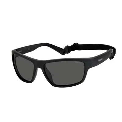 Polaroid Unisex Sunglasses  Pld 7037_s Gbby2 In Black