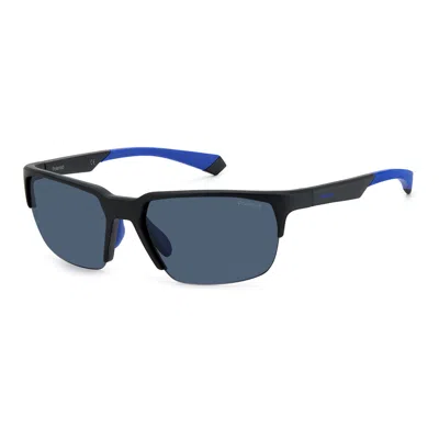Polaroid Unisex Sunglasses  Pld-7041-s-0vk-c3  65 Mm Gbby2 In Blue