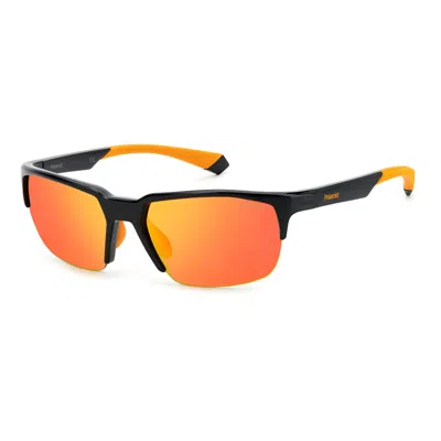 Polaroid Unisex Sunglasses  Pld-7041-s-71c-oz  65 Mm Gbby2 In Orange