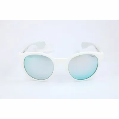 Polaroid Unisex Sunglasses  Pld6063-g-s-vk6  52 Mm Gbby2 In White