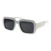 Polaroid White Plastic Sunglasses