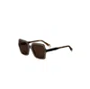 Polaroid Women's 55mm Green Sunglasses In Green
