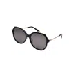 Polaroid Women's 57 Mm Black Sunglasses