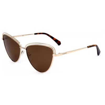 Polaroid Women's 57mm Gold Sunglasses In Brown