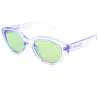 Polaroid Women's Lilac 52mm Sunglasses In Green