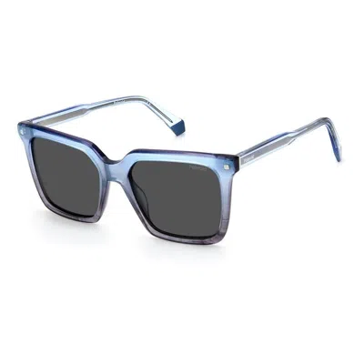 Polaroid Women's  Pld 4115/s/x Ws6(m9) Sunglasses In Blue