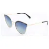 Polaroid Women's 58mm Blue Sunglasses