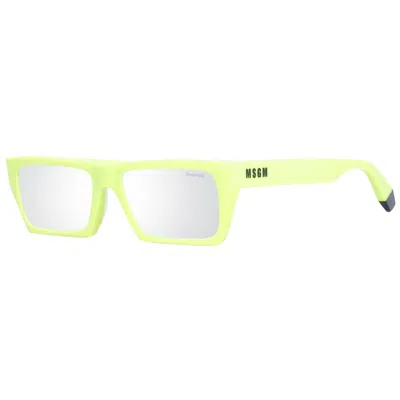 Polaroid Yellow Acetate Sunglasses In Green