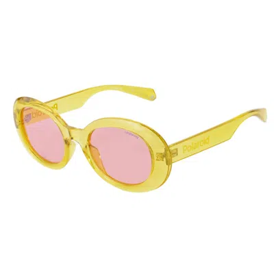 Polaroid Yellow Plastic Sunglasses In Multi